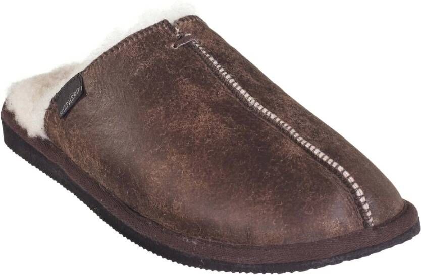 Shepherd Hugo Slippers Brown Heren