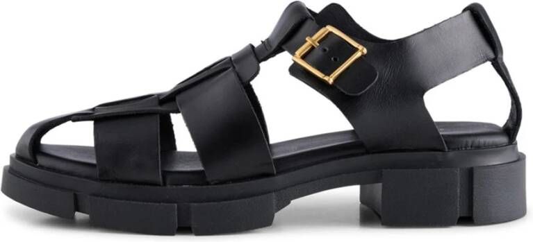 Shoe the Bear Alva Leren Sandalen Zwart Black Dames