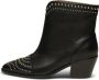 Shoe the Bear Annika Western Stud Leren Laarzen Zwart Black Dames - Thumbnail 2