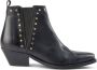 Shoe the Bear Arietta Studs Leren Chelsea Boot Zwart Black Dames - Thumbnail 1