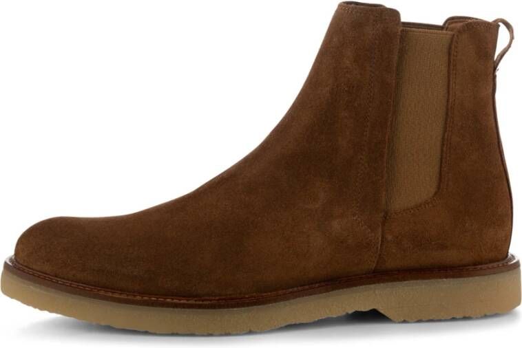 Shoe the Bear Chelsea boot suede TAN Brown Heren