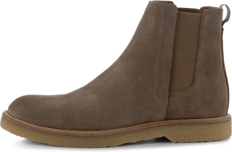 Shoe the Bear Taupe Suede Kip Chelsea Boots Beige Heren