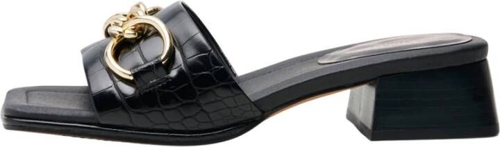 Shoe the Bear Colette Mule Leer Zwart Black Dames