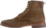 Shoe the Bear Curtis Waxed Laars Khaki Beige Heren - Thumbnail 2