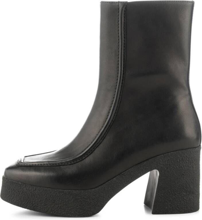 Shoe the Bear Daphni booties leather Black Zwart Dames