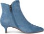 Shoe the Bear Elegante Suède Enkellaars met Ritssluiting Blue Dames - Thumbnail 1