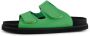 Shoe the Bear Fern sandal leer Groen Green Dames - Thumbnail 1