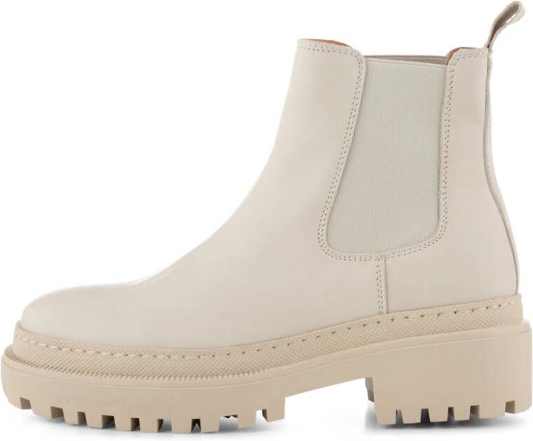 Shoe the Bear Iona chelsea boot leer OFF White Dames