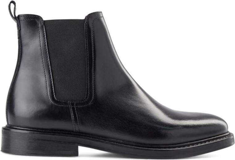 Shoe the Bear Leren Chelsea Boot Zwart Black Heren