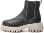 Shoe the Bear Posey chelsea boot leer Zwart Contrast Black Dames - Thumbnail 1