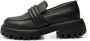 Shoe the Bear Lichtgewicht Chunky Loafer Zwart Black Dames - Thumbnail 9