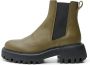 Shoe the Bear Lichtgewicht Chunky Sole Chelsea Boot Green Dames - Thumbnail 1