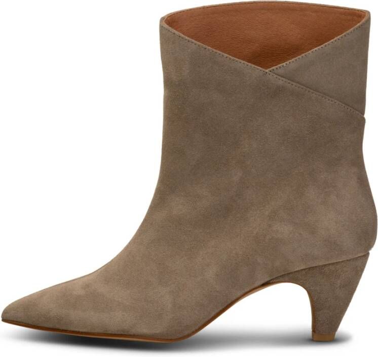 Shoe the Bear Paula laars suede Taupe Beige Dames