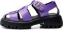 Shoe the Bear Posey Glanzende Leren Sandaal Violet Purple Dames - Thumbnail 1