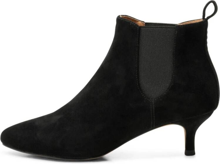 Shoe the Bear Saga Suède Chelsea Boot Zwart Black Dames