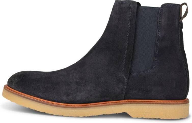 Shoe the Bear Suede Chelsea Boot Blue Heren