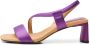 Shoe the Bear Sylvi Slingback Hoge Hak Sandalen Purple Dames - Thumbnail 9