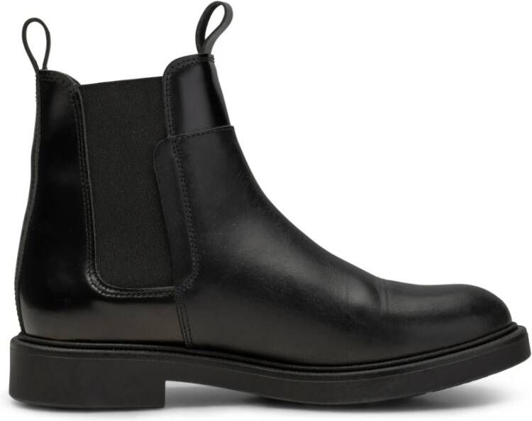 Shoe the Bear Thyra chelsea boot leer Zwart Black Dames