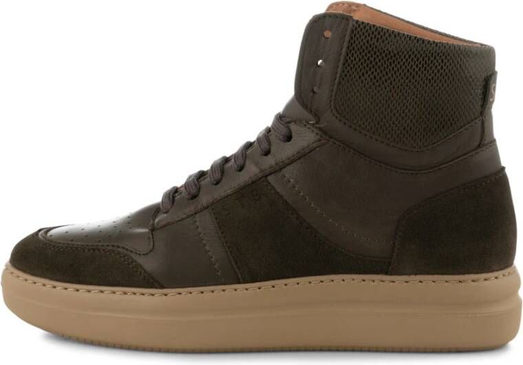 Shoe the Bear Valda High Top Khaki Green Dames