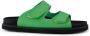 Shoe the Bear Fern sandal leer Groen Green Dames - Thumbnail 1