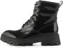 Shoe the Bear Viv Boots Leather Black High Shine Zwart Dames - Thumbnail 1