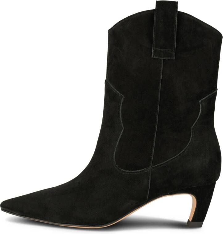 Shoe the Bear Wilde Western-geïnspireerde Suède Laarzen Black Dames