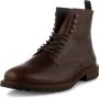 Shoe the Bear York Lace Up Boots Leather Brown Bruin Dames - Thumbnail 1