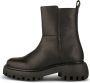 Shoe the Bear Zip Boot Leren Chunky Zool Black Dames - Thumbnail 1