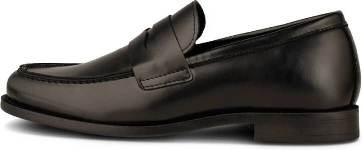 Shoe the Bear Zwarte Leren Loafer Penny Black Dames