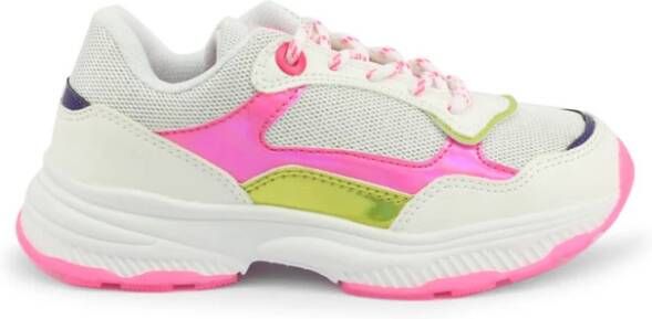 Shone Schoenen Sportschoenen 2007-001_GREY-FUCSIA Kinderen white hotpink