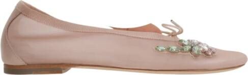 Simone Rocha Bloemen Mesh Ballet Flats Beige Dames