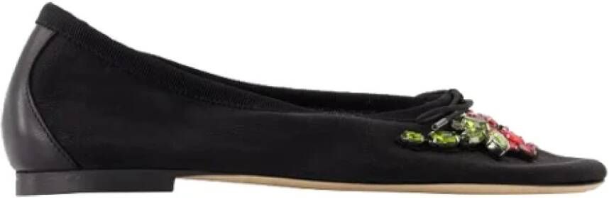 Simone Rocha Fabric flats Black Dames