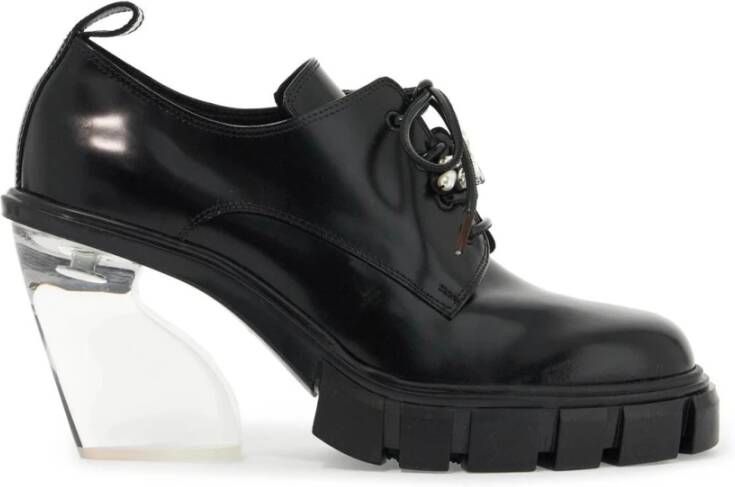 Simone Rocha Lace-up hakken met kristal- en parelversiering en plex Black Dames