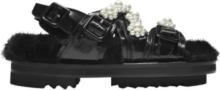 Simone Rocha Leather sandals Black Dames