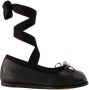 Simone Rocha Pre-owned Leather flats Black Dames - Thumbnail 1