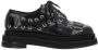 Simone Rocha Zwarte Leren Flatform Derby Schoenen Black Dames - Thumbnail 1