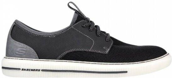 Skechers Elastische gebreide instappers voor heren Black Heren