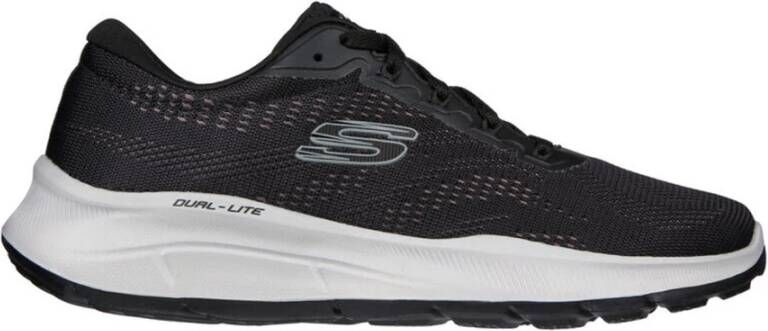 Skechers Ademende Atletische Sneaker Interval Black Heren