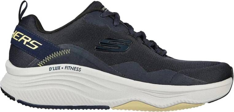 Skechers Ademende Fitness Sneaker Blue Heren