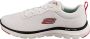 Skechers Ademende Trainings Sneakers Wit White Heren - Thumbnail 1