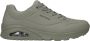 Skechers Air Stand Sneaker Grijs Groen Gray Heren - Thumbnail 3