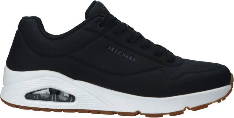 Skechers Air Stand Sneaker Zwart Black Heren