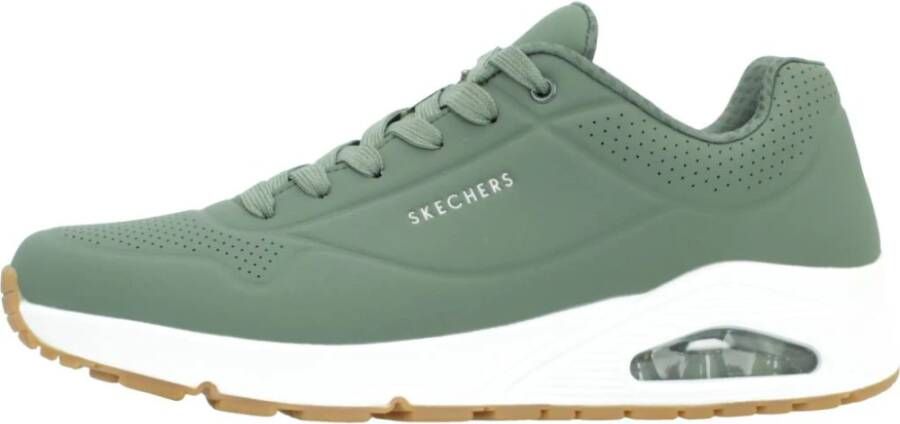 Skechers Air Stand Sneakers Green Heren