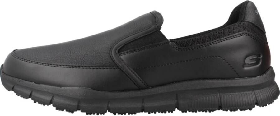 Skechers Antislip Loafers Black Heren