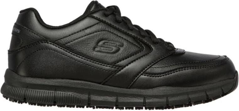 Skechers Antislip Werk Sneaker Black Dames