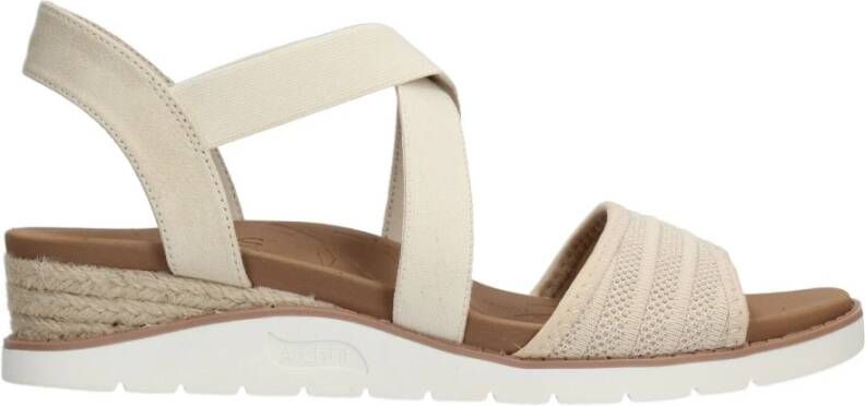 Skechers Arch Fit Beach Kiss Boho Beyond sandaal Beige Dames