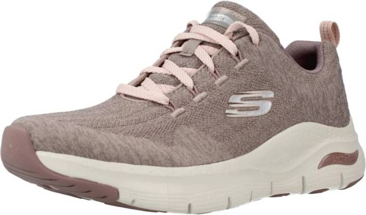 Skechers Stijlvolle en comfortabele sneakers voor vrouwen Roze Dames