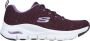 Skechers Arch Fit Glee for all zwart wit sneakers dames (149713 BKW) - Thumbnail 35