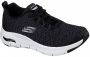 Skechers arch fit infinite adventure hardloopschoeenen zwart wit dames - Thumbnail 4