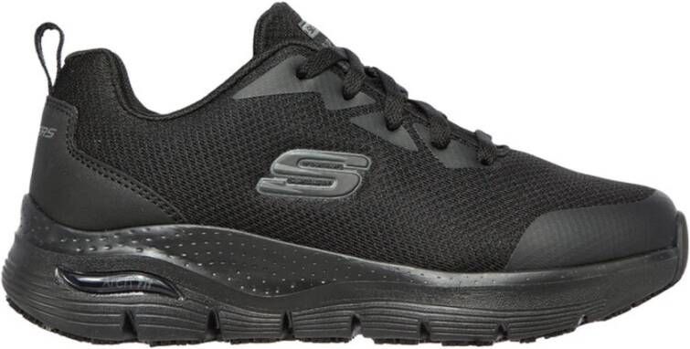 Skechers Arch Fit Slip-Resistant Sneaker Black Dames